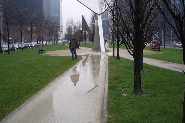 Terrein is na ontharding niet noodzakelijk waterdoorlatend (1)