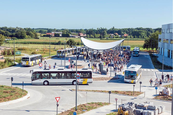 Nieuw busstation en mobiliteitsknooppunt in Bree