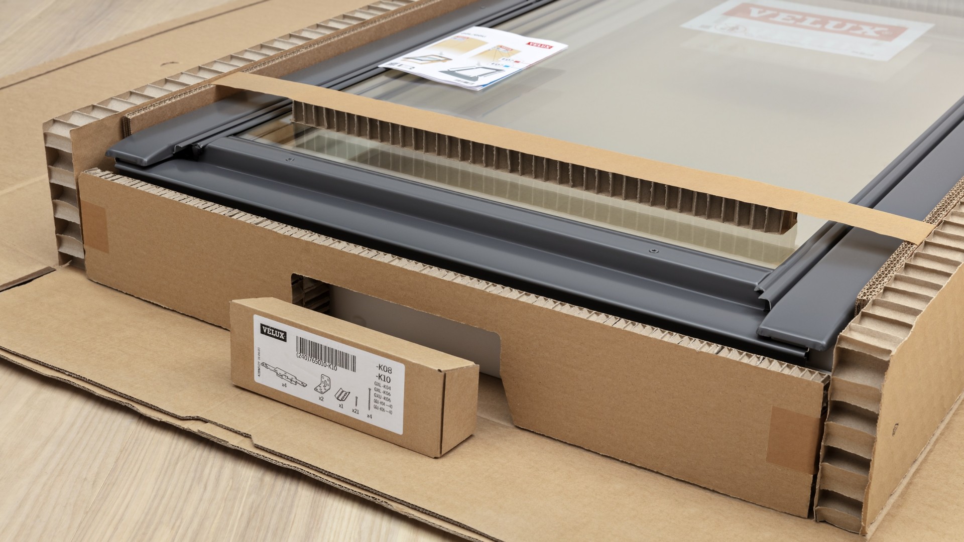 Velux Groep bant plastic uit dakraamverpakkingen