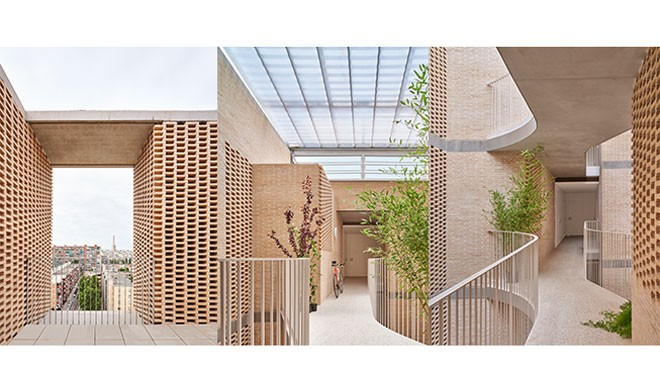 BRICKAWARDS26_Social Atrium_54 Dwellings in the Besòs_Peris+Toral Arquitectes_Project Image_009_©José Havia